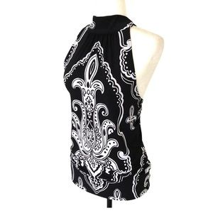 White House Black Market Backless High Collar Sleeveless Top Women’s Size S
